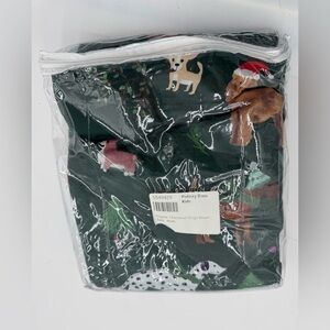 Pottery Barn Kids Christmas Dogs Organic Duvet Cover twin size
